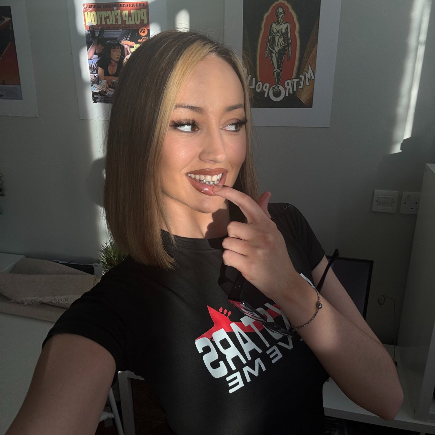 Victoria Salmi the owner of icyfangsldn offering tooth gems and grillz